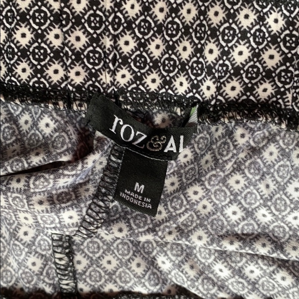 Patterned Flowy Pants - image 3